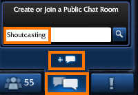 JoinChatShoutcasting