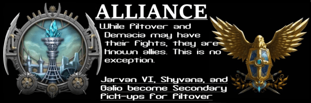 Piltover-Demacia Raptor Alliance Banner