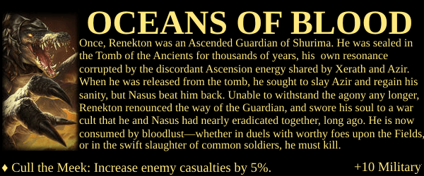 Shurima Project - Oceans of Blood