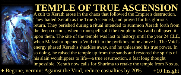 Shurima Project - Temple of True Ascension