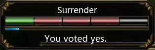 Surrender Vote